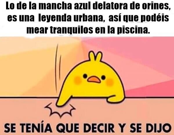 Meme_otros - Ahora que viene una semanita de calor es bueno saberlo...