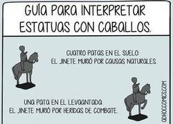 Enlace a Guía para interpretar esculturas con caballos
