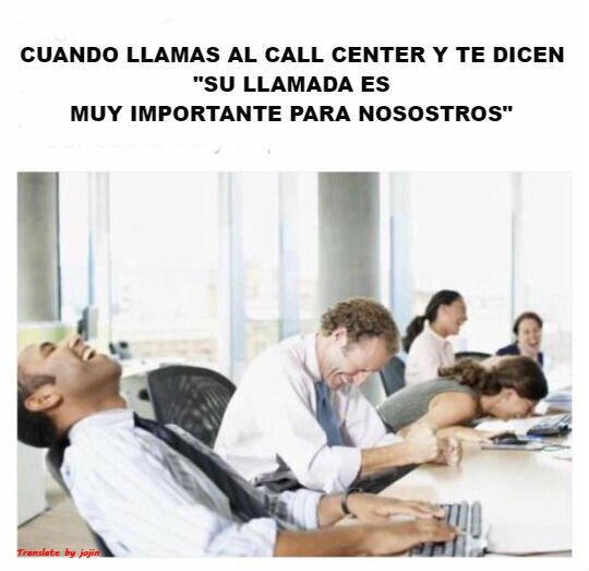 Meme_otros - Deben echarse las risas en la centralita