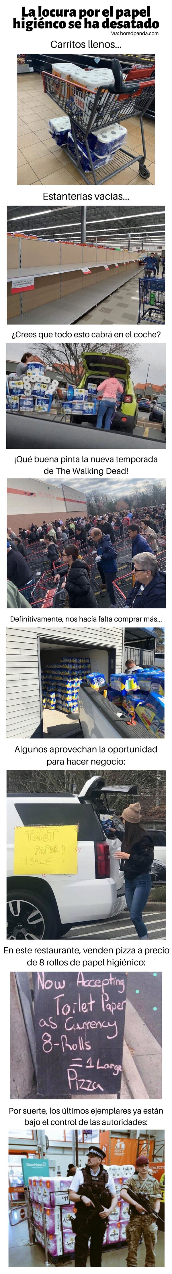 Meme_otros - La locura por el papel higiénico se ha desatado