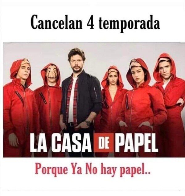 Papel,casa de papel,culo,papel del culo,mercadona,escasez papel