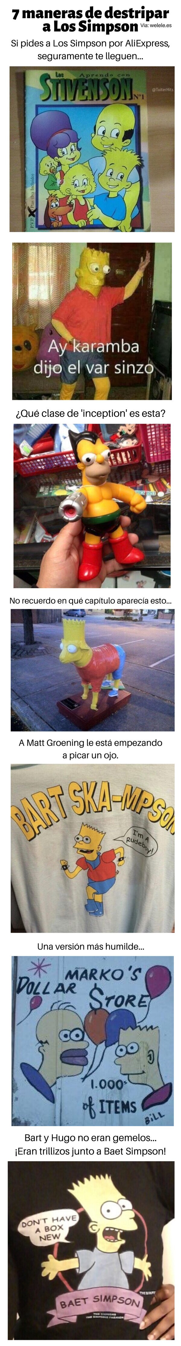 Meme_otros - 7 maneras de destripar a Los Simpson