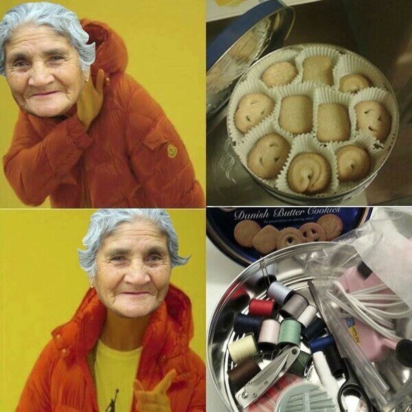 Meme_otros - Nunca hay galletas en esas cajas