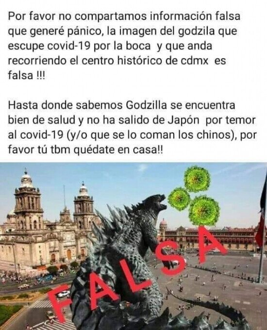 Meme_otros - ¡Tranquilos! Godzilla está bien