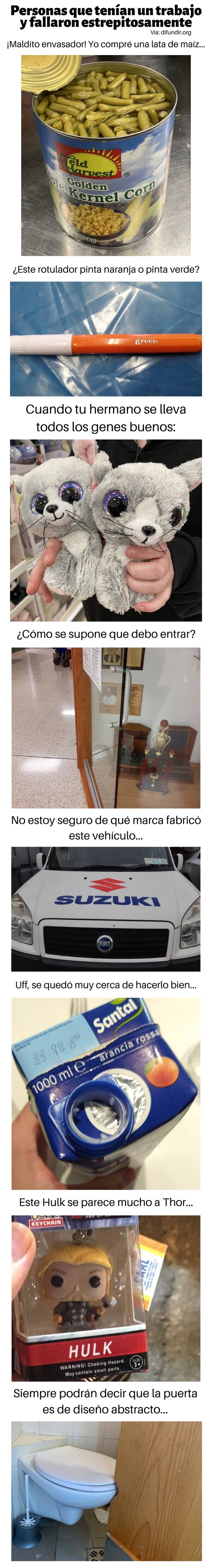 Meme_otros - Personas que tenían un trabajo y fallaron estrepitosamente