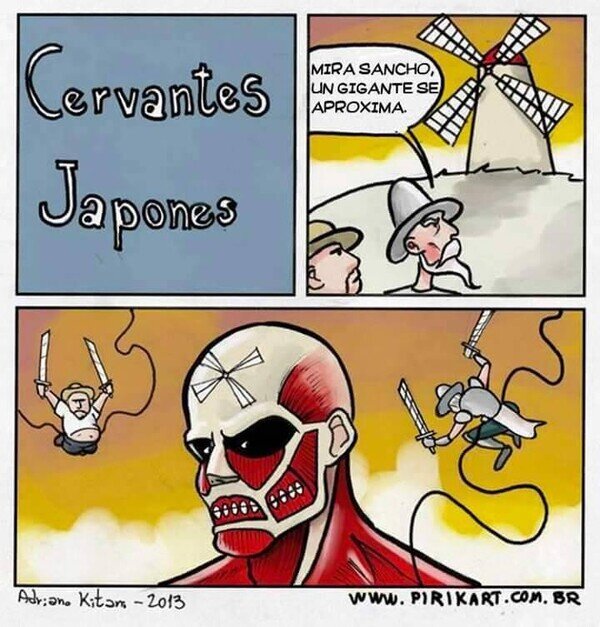Meme_otros - Si Cervantes fuera japonés