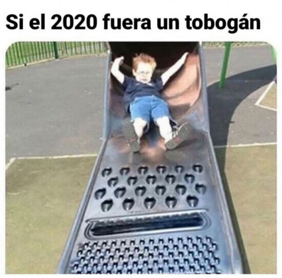 2020,año,coronavirus,tobogan