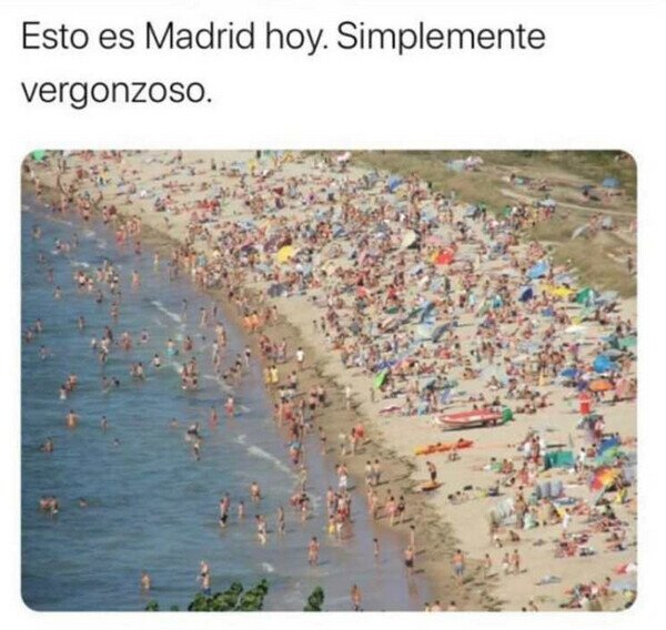 bulos,coronavirus,cuarentena,Madrid,playa