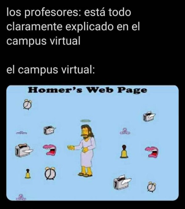 Meme_otros - ¿Ha creado Homer nuestro campus virtual?
