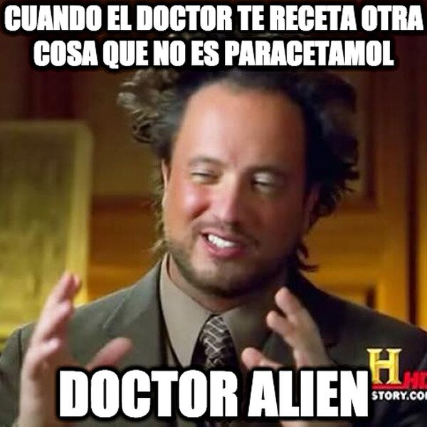 aliens,Doctor,paracetamol