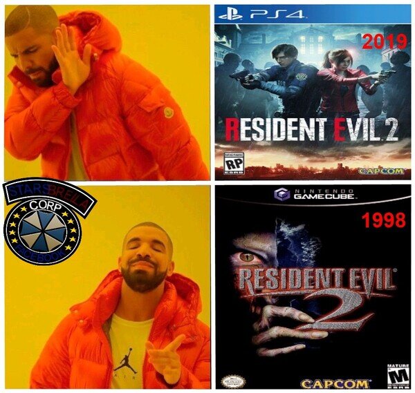 comedia,Drake,leon k,meme,Resident evil