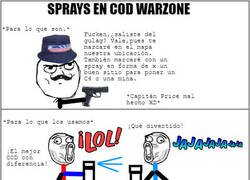 Enlace a Sprays en COD Warzone
