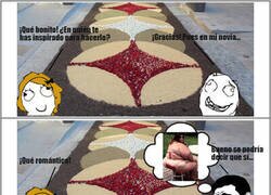 Enlace a Muy romántico es este chico...