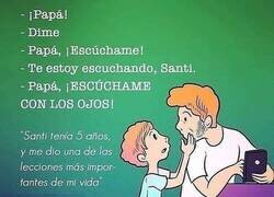 Enlace a Su hijo le dio una lección de vida y de paso descubrió que era superdotado...