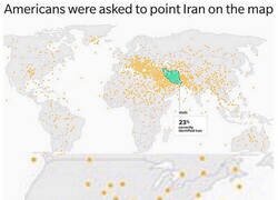 Enlace a Americanos cuando les preguntan dónde se situa Irán