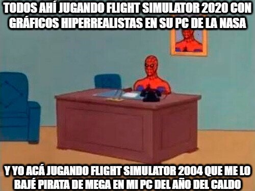 Spiderman60s - Los posers de flight simulator
