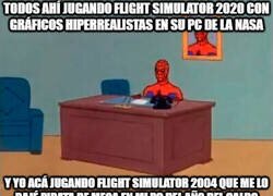 Enlace a Los posers de flight simulator
