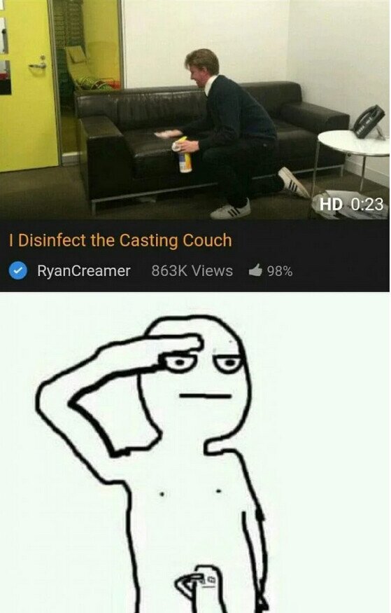 Meme_otros - Un profesional desinfecta cada vez que participa en un Casting