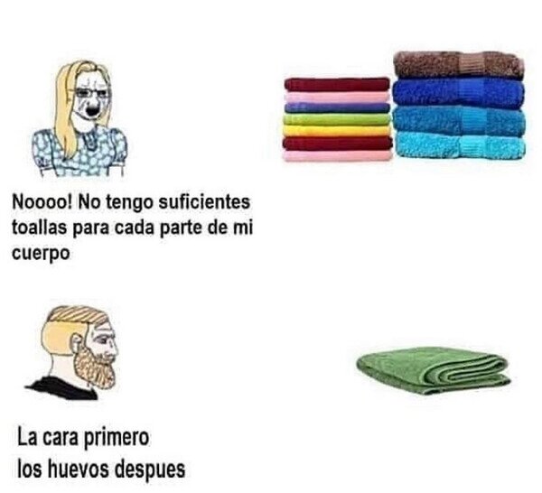 Meme_otros - Sobre las toallas para secarse