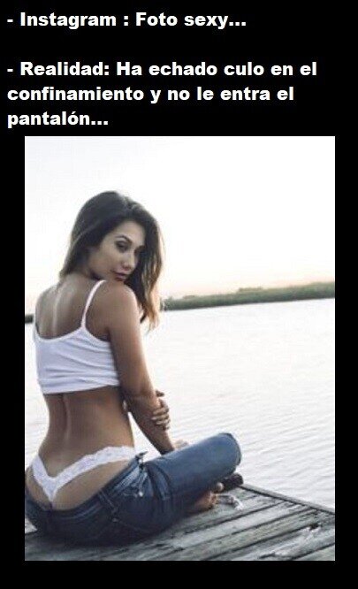Meme_otros - No es todo oro lo que reluce en el mundo instagram...