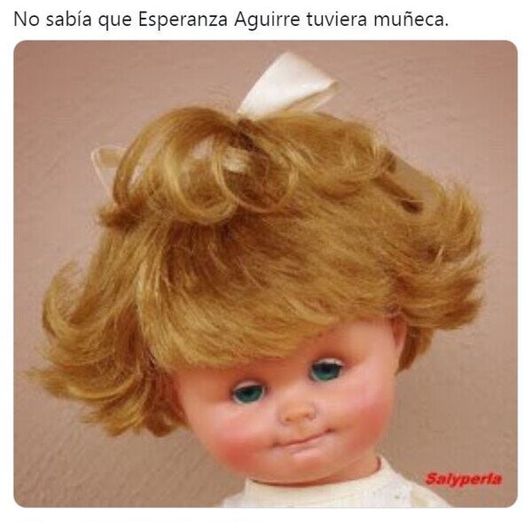 Esperanza Aguirre,muñeca