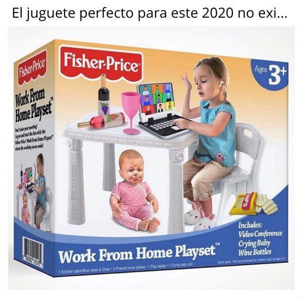 Meme_otros - Para que los niños teletrabajen desde pequeños