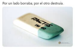 Enlace a ¿Para qué servía el otro lado de la goma?