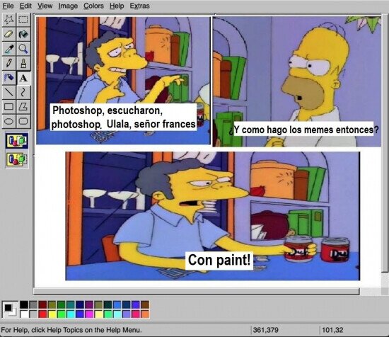 Otros - Los memes se hacen con Paint de toda la vida