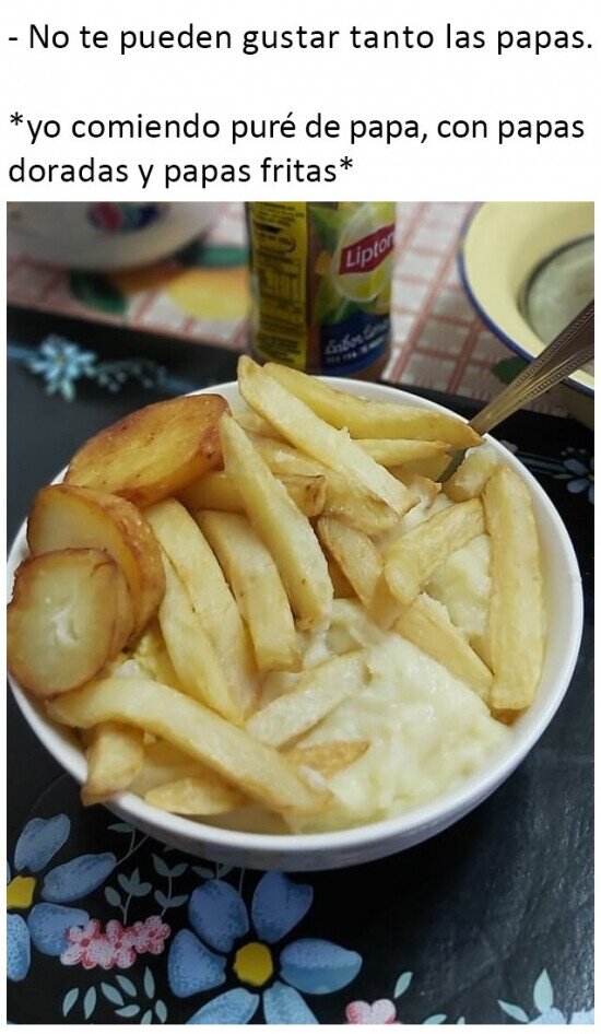 Meme_otros - Obsesión por las papas