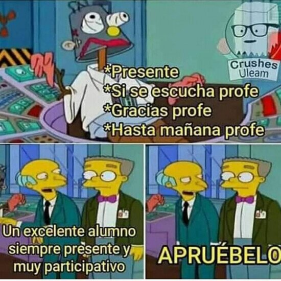 Meme_otros - Alumnos durante las clases online