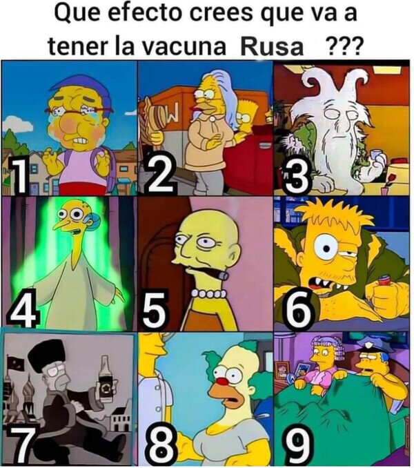 Meme_otros - El efecto de la vacuna rusa