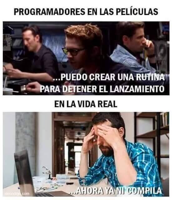 Meme_otros - El drama de un programador