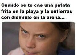 Enlace a Cuidado, Greta Thunberg te vigila...