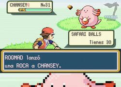 Enlace a Chansey no está para tonterías