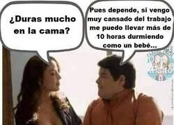 Enlace a Menos mal que es sólo durmiendo, si fuera para lo otro, la chica ni lo cuenta...