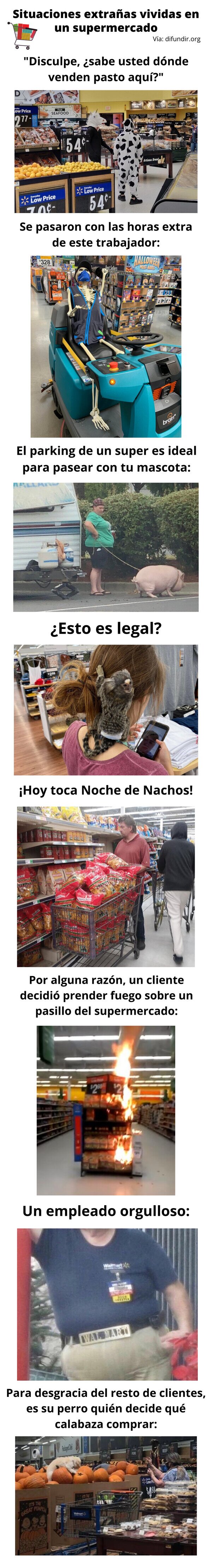 Meme_otros - Situaciones extrañas vividas en un supermercado