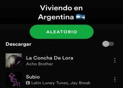 Enlace a La lista de reproducción del buen argentino