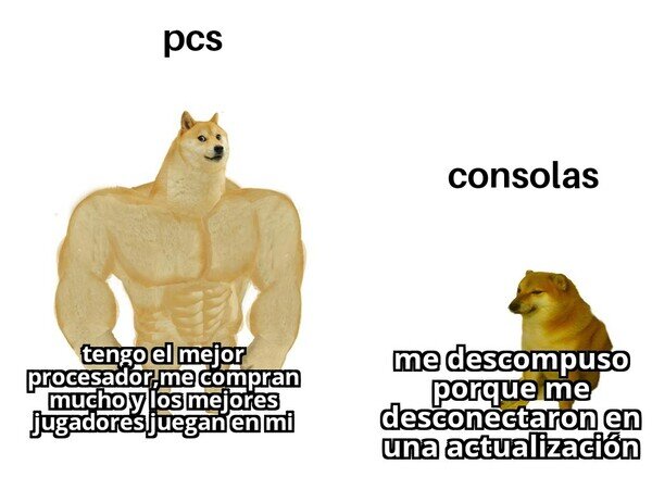 Meme_otros - Diferencias: PCs y consolas
