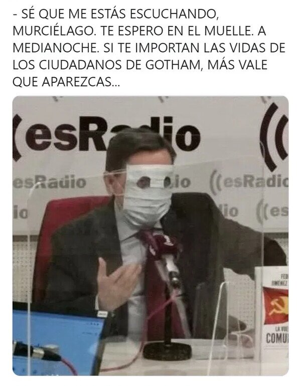 Meme_otros - Jimenez Los Santos,nuevo villano de Gotham