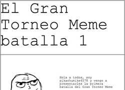 Enlace a El Gran Torneo Meme Batalla 1