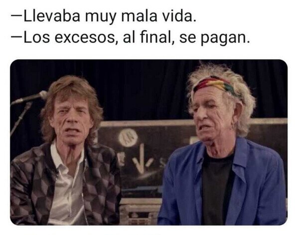 Meme_otros - Pues los Rolling Stones ahí siguen