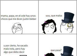 Enlace a Vi este chiste en un video, Y nació esta viñeta