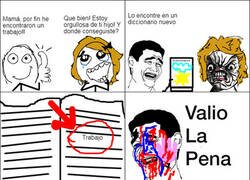 Enlace a Encontré trabajo mamá