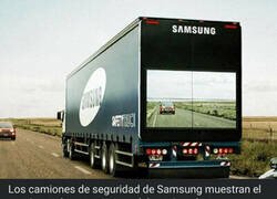 Enlace a Los sofisticados camiones de transporte de Samsung