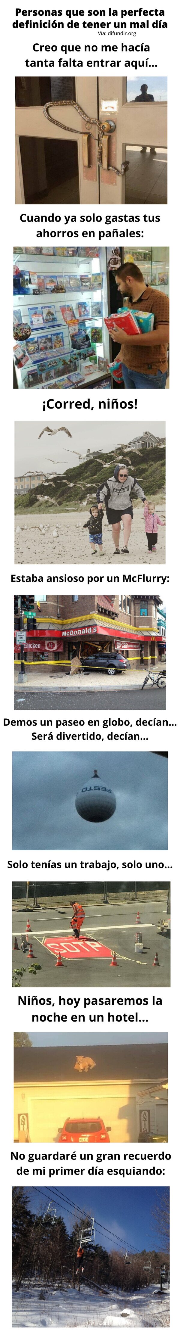 Meme_otros - Personas que son la perfecta definición de tener un mal día