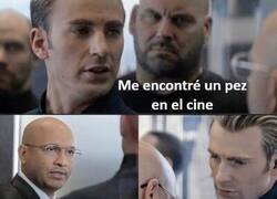 Enlace a El Capitán América va al cine