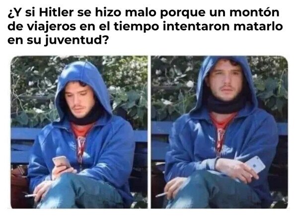 Meme_otros - Quizá solo fue víctima de una brecha espacio-temporal...