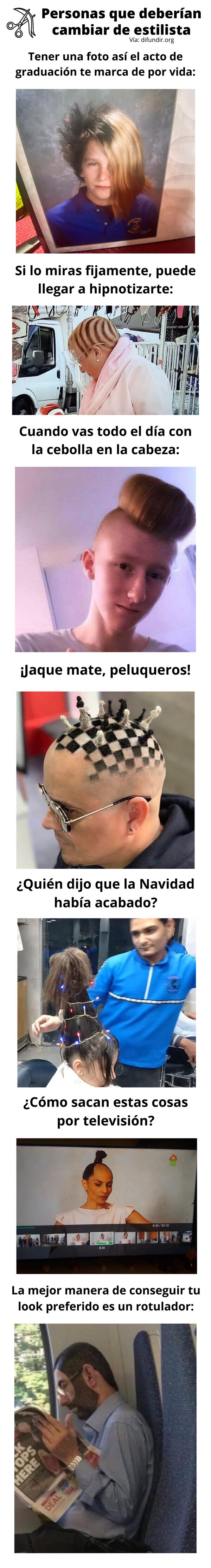 Meme_otros - Personas que deberían cambiar de estilista