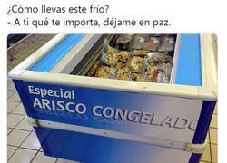 Enlace a Muy arisco y muy congelado