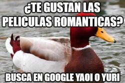 Enlace a ¿Te gustan las películas románticas?